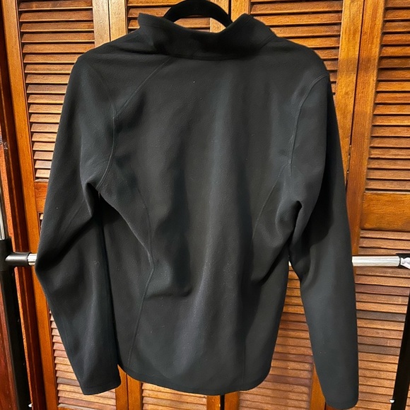 North face women’s size small 1/4 zip black fleece pullover GUC - Picture 3 of 6